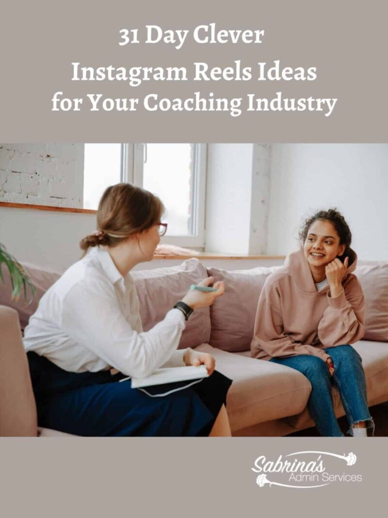 Coaching Industry Instagram Reels Ideas