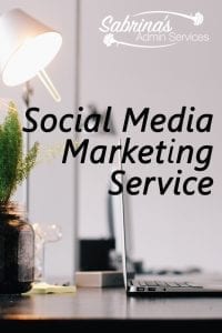 Social Media Marketing Services from Sabrina's Admin Services