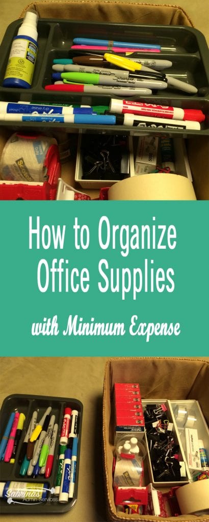 How to Organize Office Supplies with Minimum Expense
