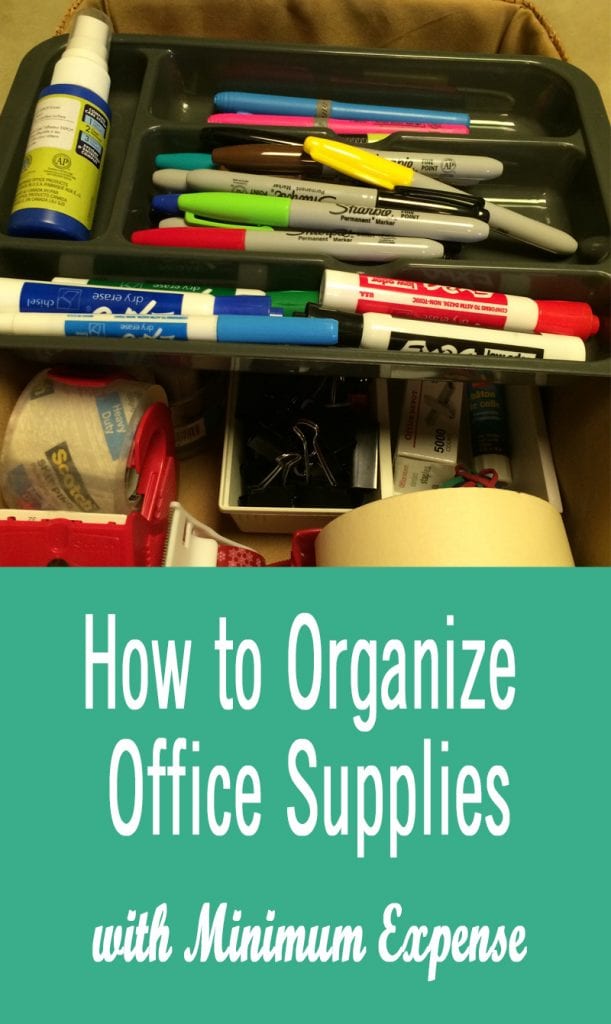 How to Organize Office Supplies with Minimum Expense