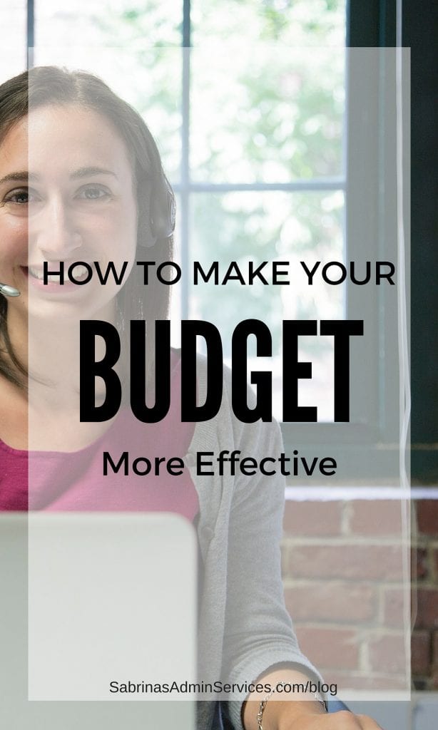How to make your budget more effective | Sabrina's Admin Services #budgeting #tips