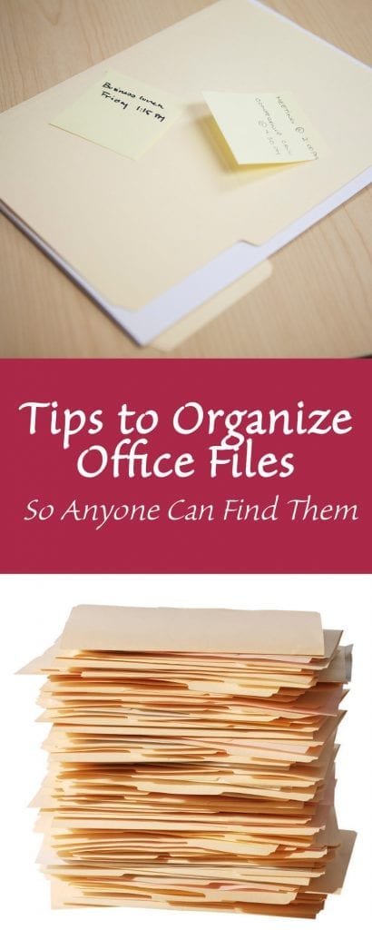 Tips to Organize Office Files – So Anyone Can Find Them