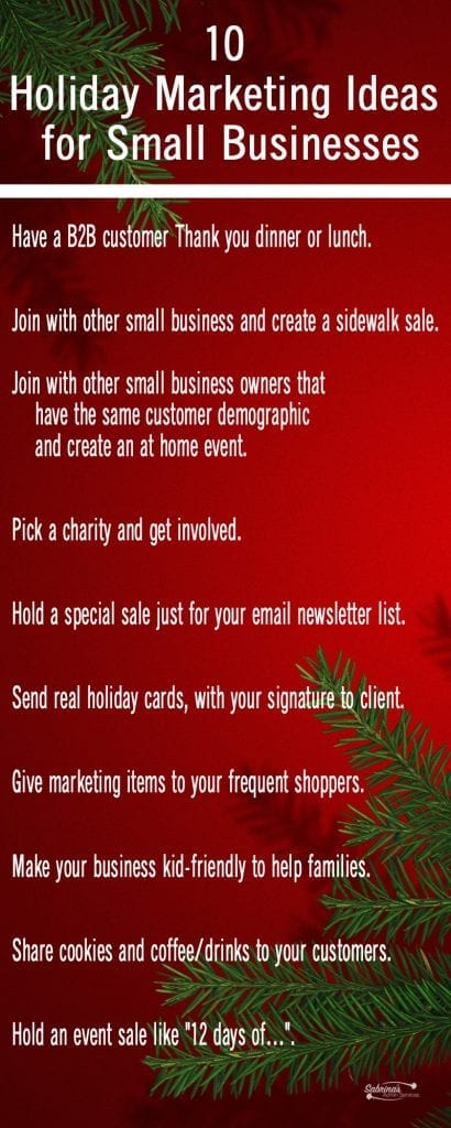 10 Holiday Marketing Ideas for Small Businesses