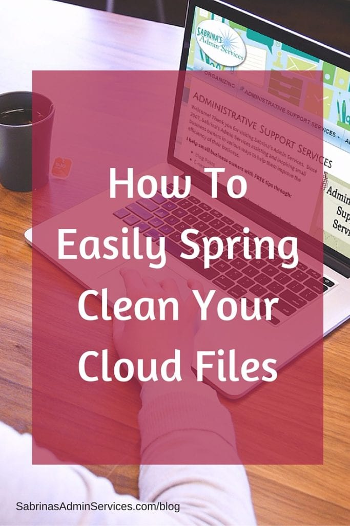 How To Easily Spring Clean Your Cloud Files