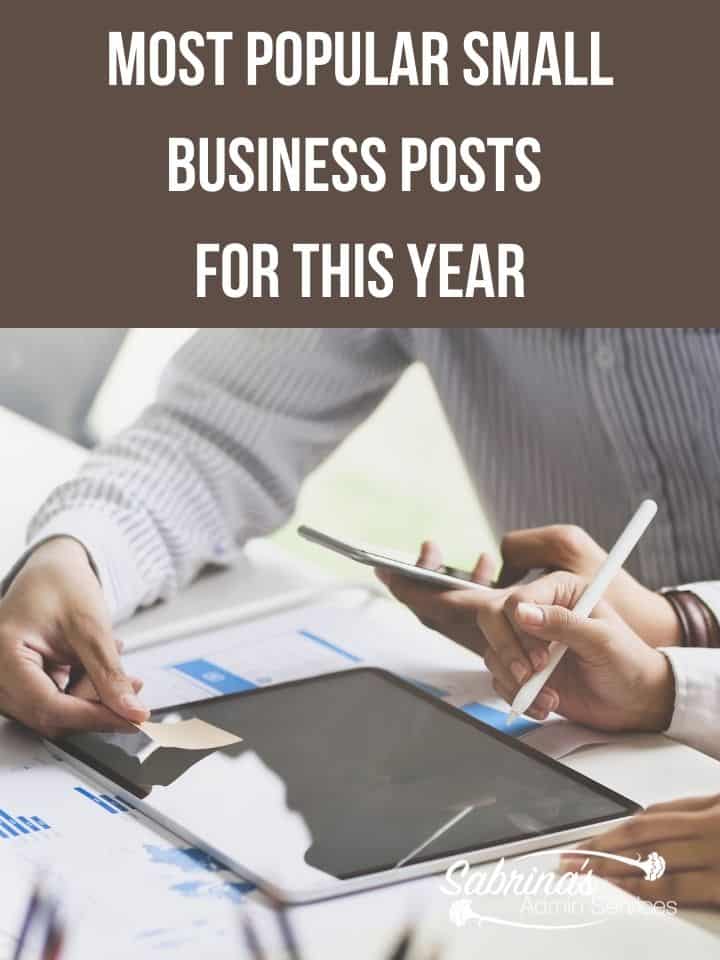 Most Popular Small Business Posts for this year featured image