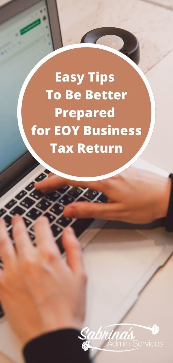Easy Tips To Be Better Prepared for EOY Tax Return long featured image