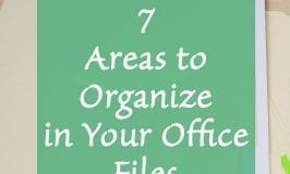 7 Areas to Organize in Your Office Files