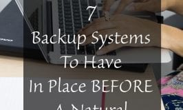 7 Backup Systems To Have In Place Before A Natural Disaster