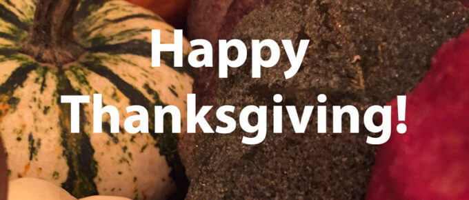 Happy Thanksgiving from Sabrina's Admin Services