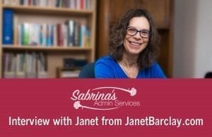 Fabulous Small Business Owner Interview with Janet from Janet Barclay