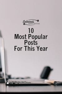 most popular posts for Sabrinas Admin Services blog