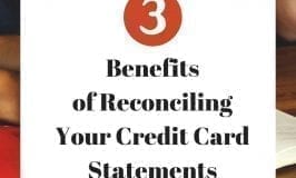3 benefits of reconciling your credit card statements