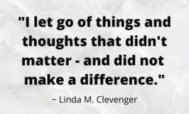 A quote from Linda M. Clevenger