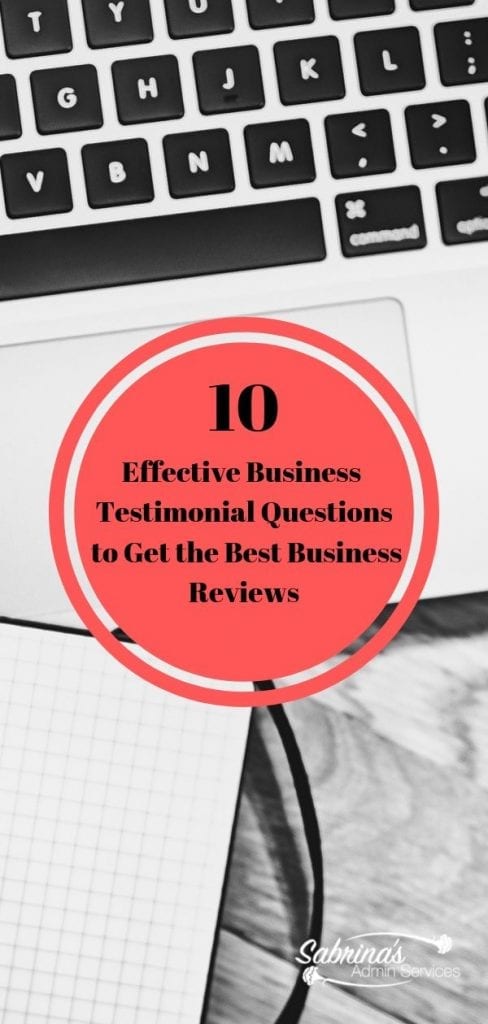 10 effective business testimonial questions to get the best business reviews