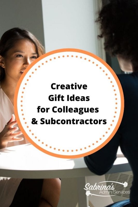 Creative Gift Ideas for Colleagues and Subcontractors