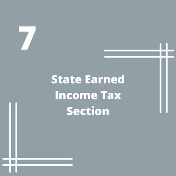 State Earned Income Tax Section
