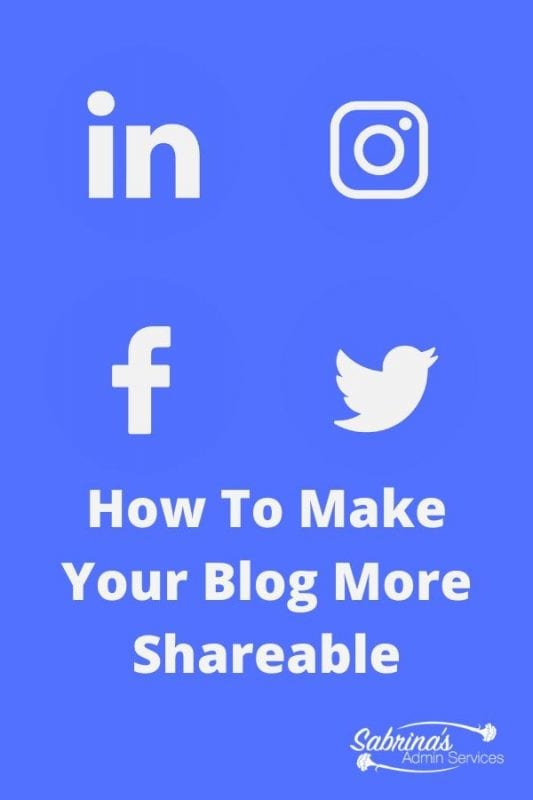 How To Make Your Blog More Shareable