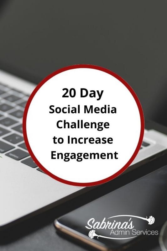 20 Day Social Media Challenge to Increase Engagement