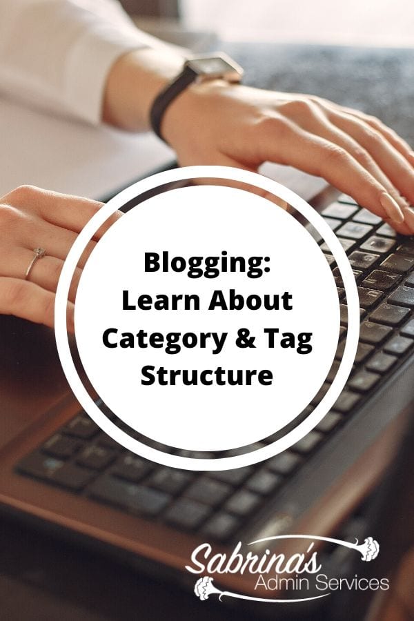 Blogging - learn about Category and Tag Structure
