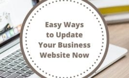 Easy ways to Update Your Business Website Now