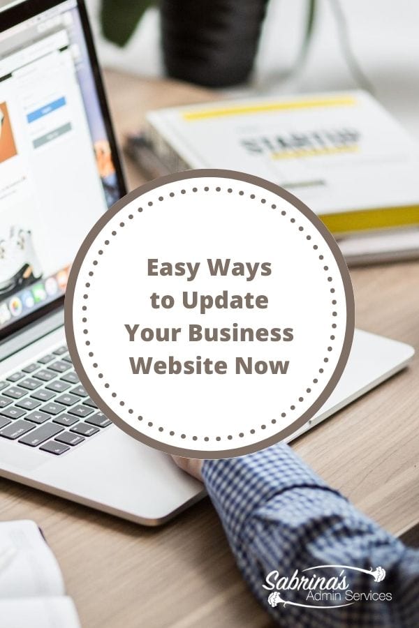Easy ways to Update Your Business Website Now