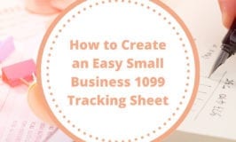How to create an easy small business 1099 tracking sheet