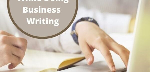 Save time while doing your business writing square image
