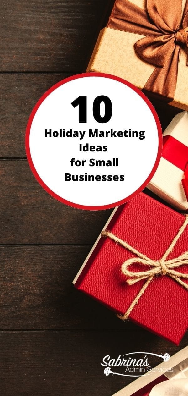 10 holiday marketing ideas for small businesses long image