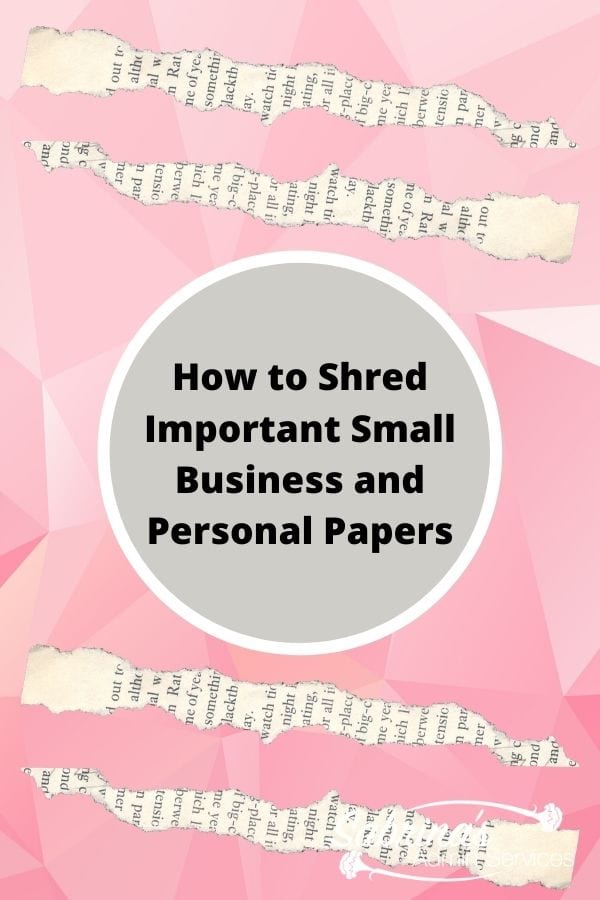 How to Shred Important Small Business and Personal Papers Featured image