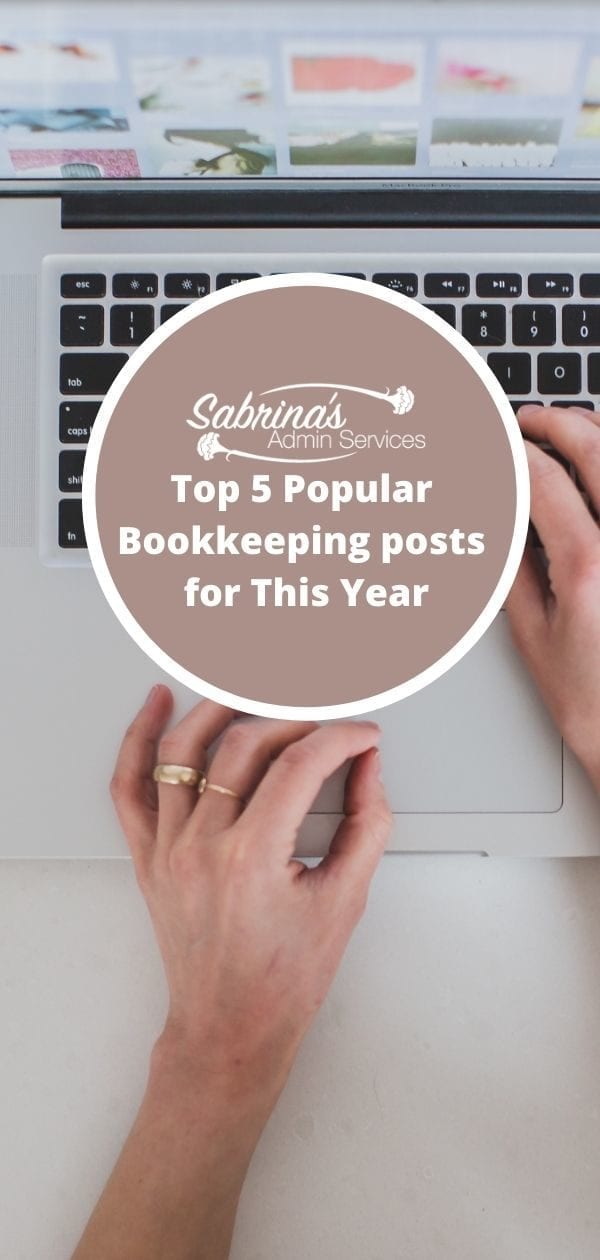 Top 5 Popular Bookkeeping Post for this year - long image