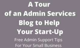 A Tour of an Admin Services Blog to Help Your Start-Up featured image