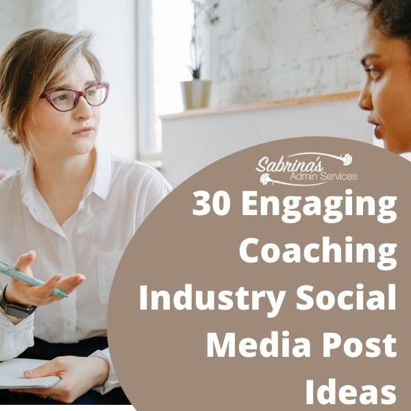 30 Engaging Coaching Industry Social Media Post Ideas - square image