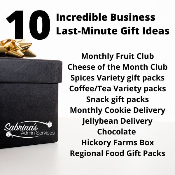 10 Incredible Business Last-Minute Gift Ideas