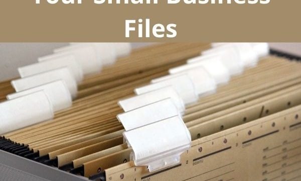 3 Ways to Organize Your Small Business Files - square image