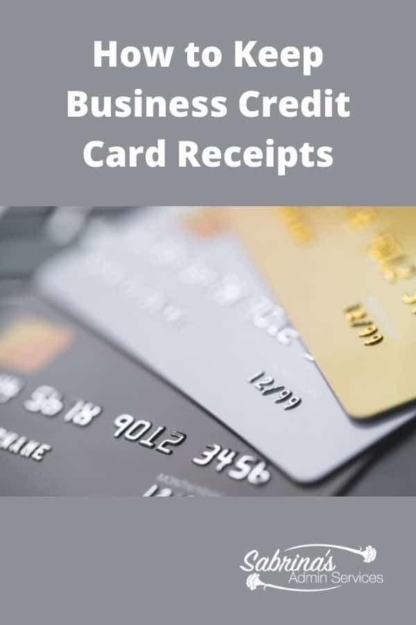 How to Keep Credit Card Receipts Organized - featured image