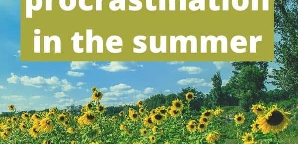 How to combat procrastination in the summer for your small business - square image