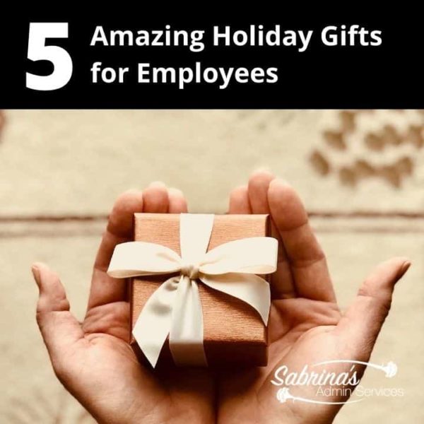 5 Amazing Holiday Gifts for Employees - square image