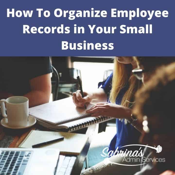 How to Organize Employee Records in Your Small Business - square image