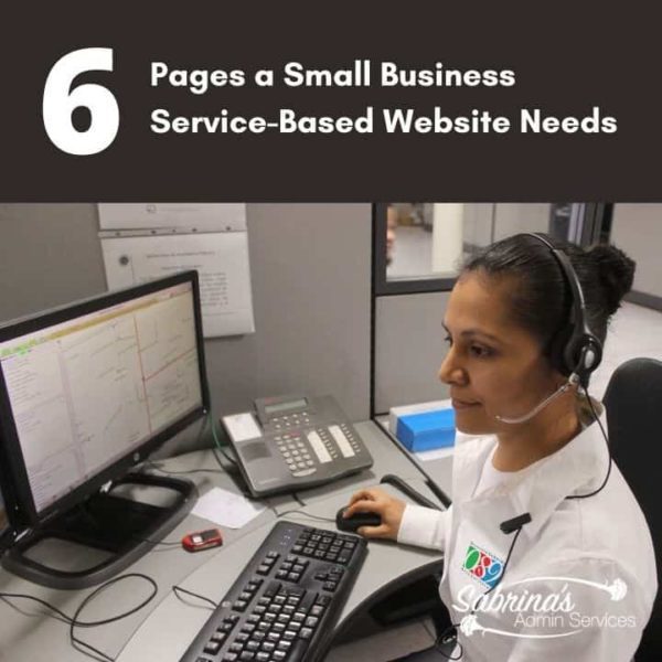 6 Pages a Small Business Service Based Website Needs - square image