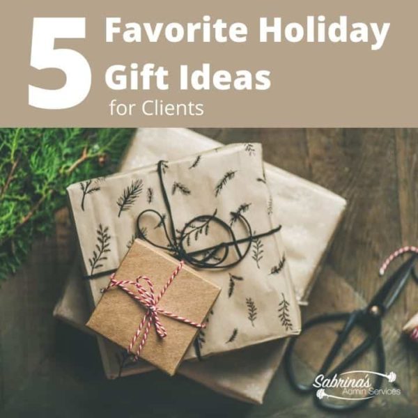 5 Favorite Holiday Gift Ideas for Clients - square image