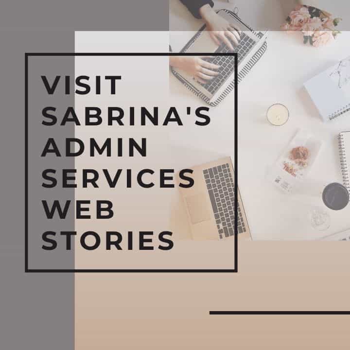 Visit Sabrina's Admin Services Web stories - square image