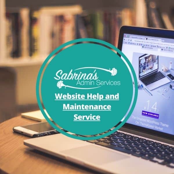 Website Help Services from Sabrina's Admin Services