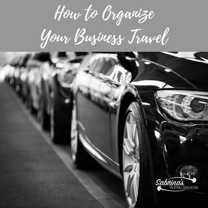 How to Organize Your Business Travel square image