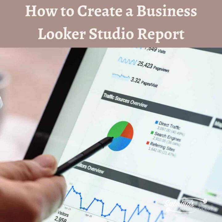 How to Create a Business Looker Studio Report - square image