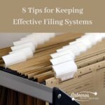8 Tips for keeping effective filing systems for your small business - square image