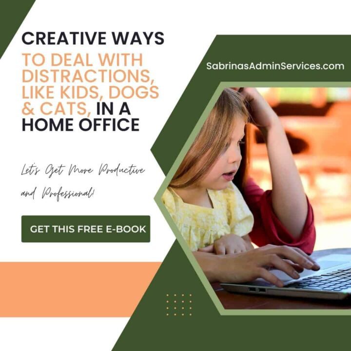 Creative Ways to Deal with kids, dogs, cats in your home office - square image