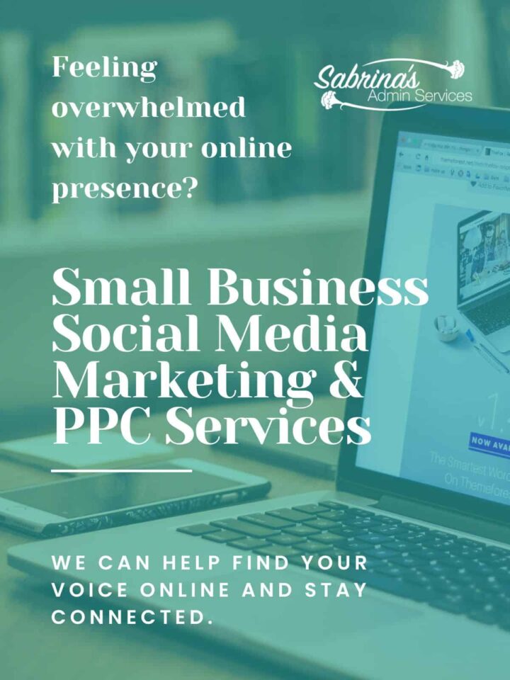 Sabrina's Admin Services Small Business Social Media Marketing & Online PPC Services featured image