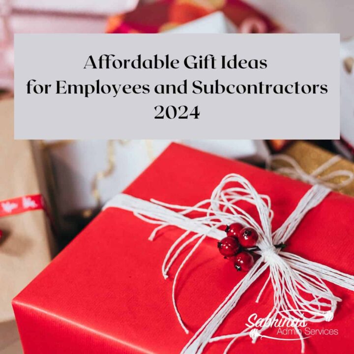 Affordable Gift Ideas for Employees and Subcontractors 2024 image square