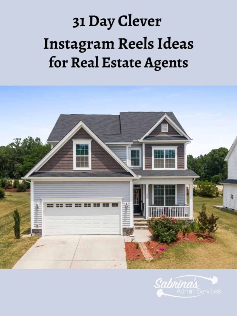 31 Day Clever Instagram Reels Ideas for Real Estate Agents - featured image