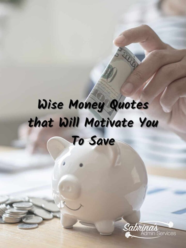 Wise Money Quotes that will motivate you to save - featured image